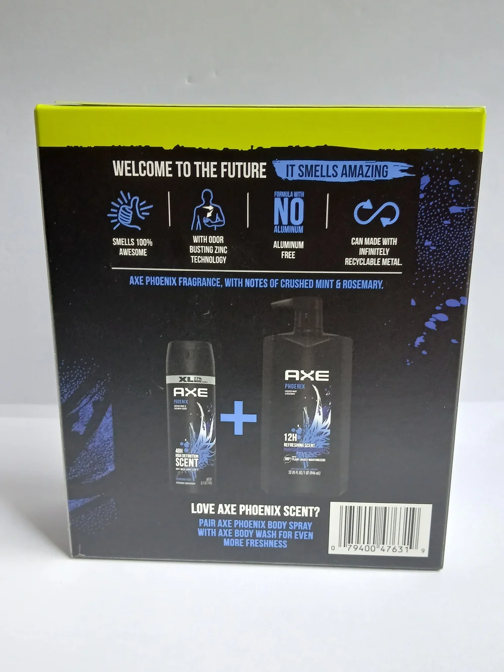 AXE Phoenix Deodorant Body Spray - Black/Blue (3 Pack)